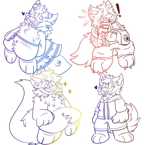 bunch of cuties Uwu!! ✨✨✨ • @boi_arctic • 2020