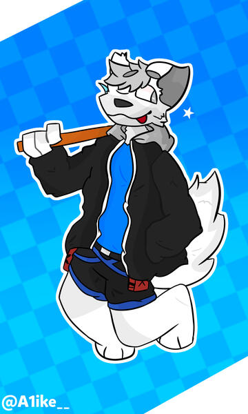 OHSHIT HES GOT A BAT • @oni_chuu • 2021
